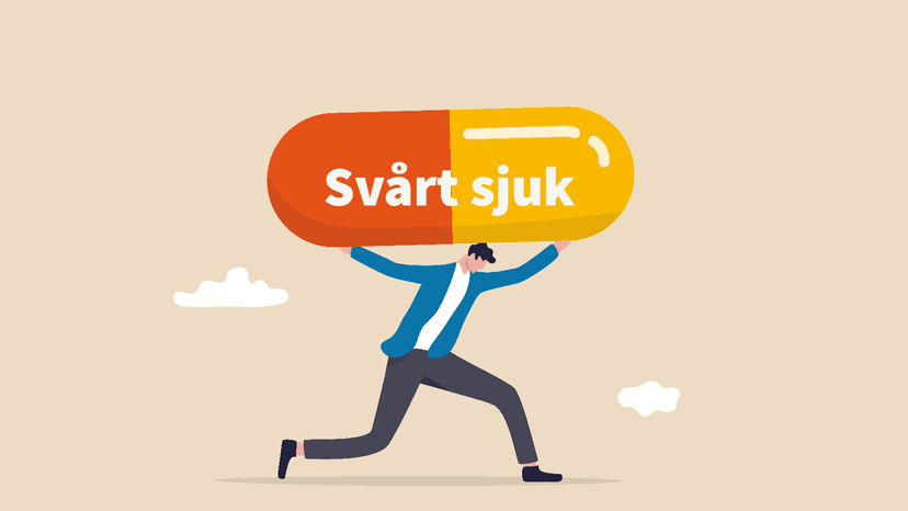 Svårt sjuk