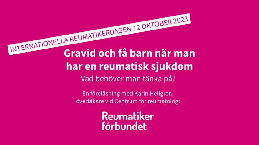 Gravid och få barn när man har en reumatisk sjukdom